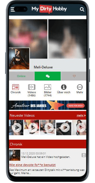 Meli Deluxe bei MyDirtyHobby